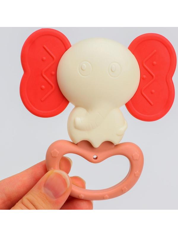 Набор погремушек «Растем вместе», с эластичными элементами, 6 шт