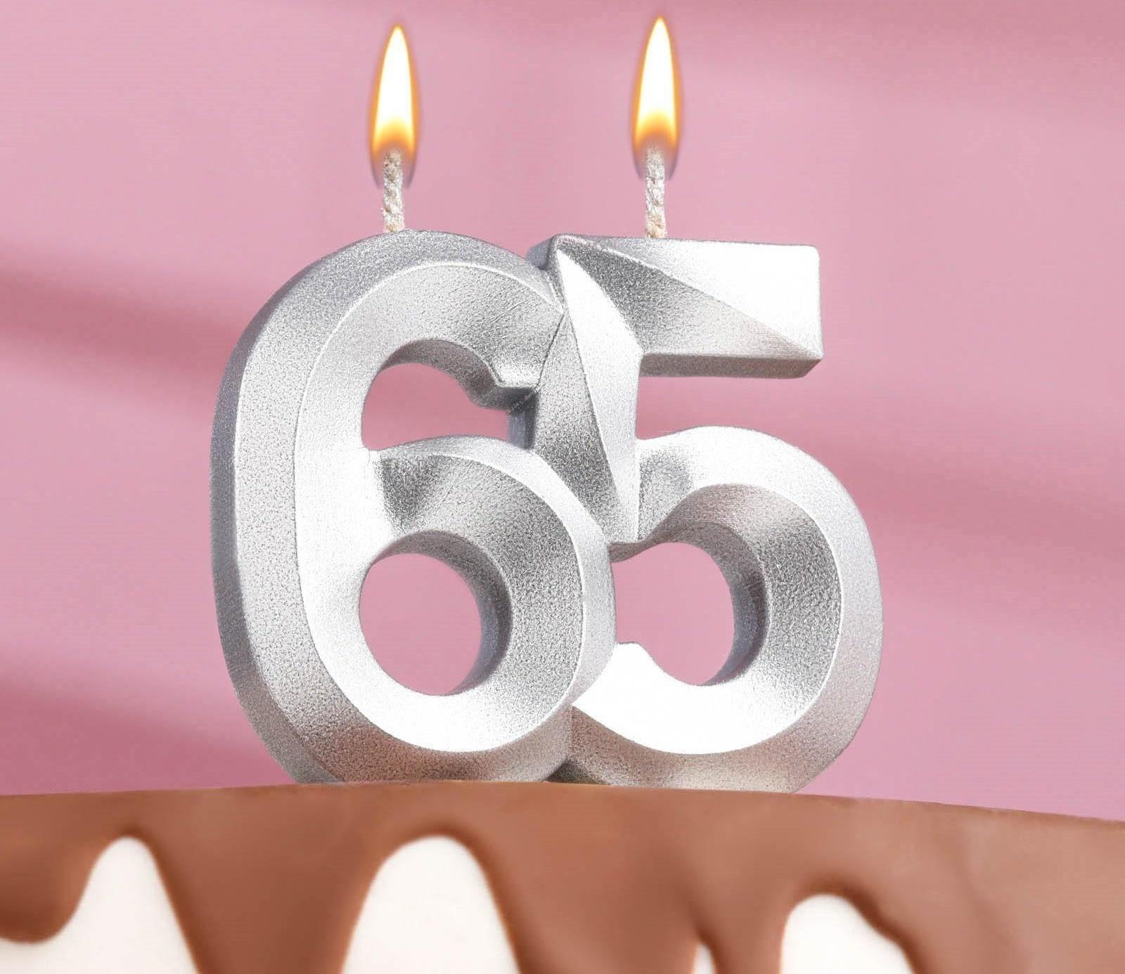 Свеча в торт юбилейная 