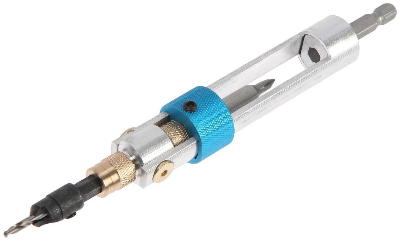 Набор сверл и бит ТУНДРА, с поворотным адаптером 