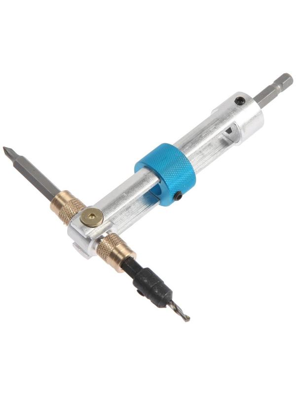 Набор сверл и бит ТУНДРА, с поворотным адаптером 