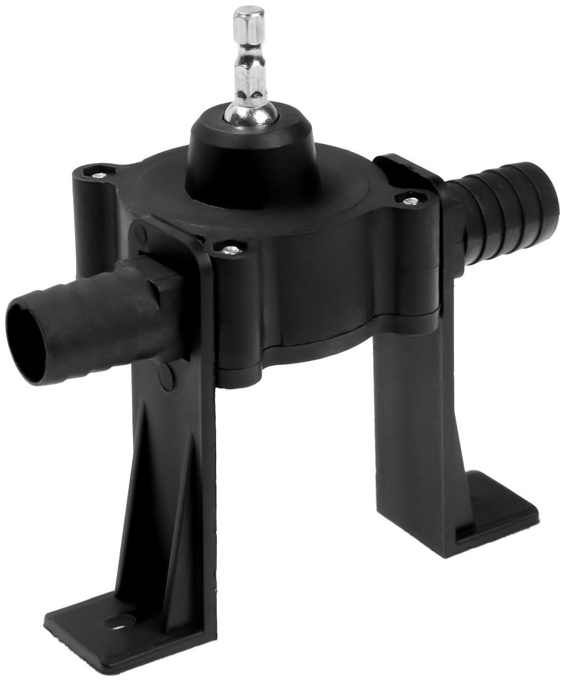 Насадка-насос для шуруповерта ТУНДРА, шестигранный хвостовик, наружный диаметр 18.7 мм