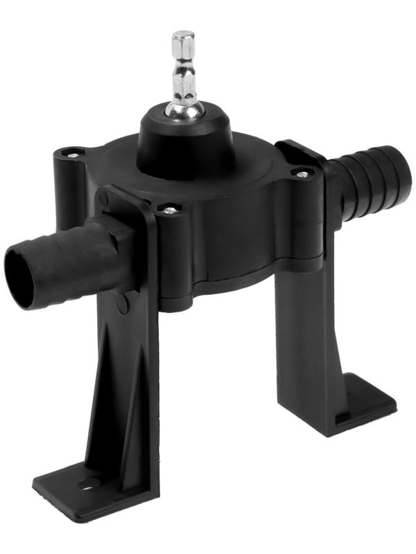 Насадка-насос для шуруповерта ТУНДРА, шестигранный хвостовик, наружный диаметр 18.7 мм