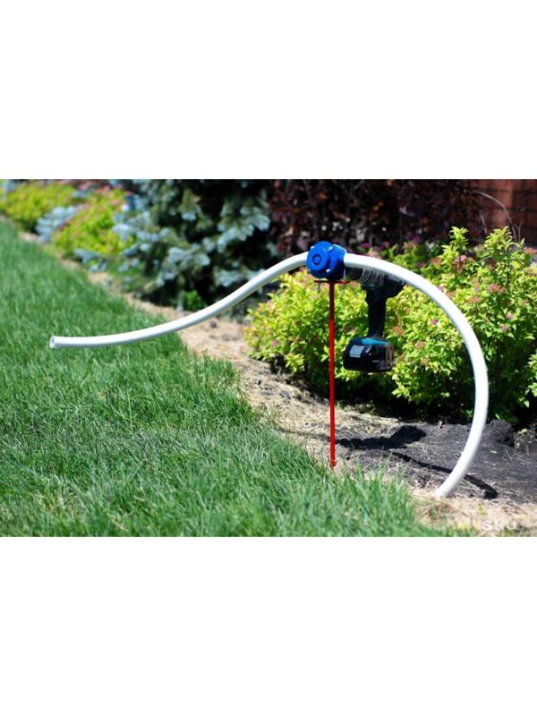 Насадка-насос для шуруповерта ТУНДРА, шестигранный хвостовик, наружный диаметр 18.7 мм