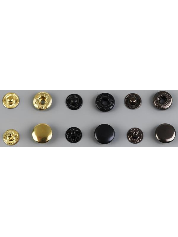 Набор кнопок Альфа, d = 12,5 мм, 120 шт, с установщиком