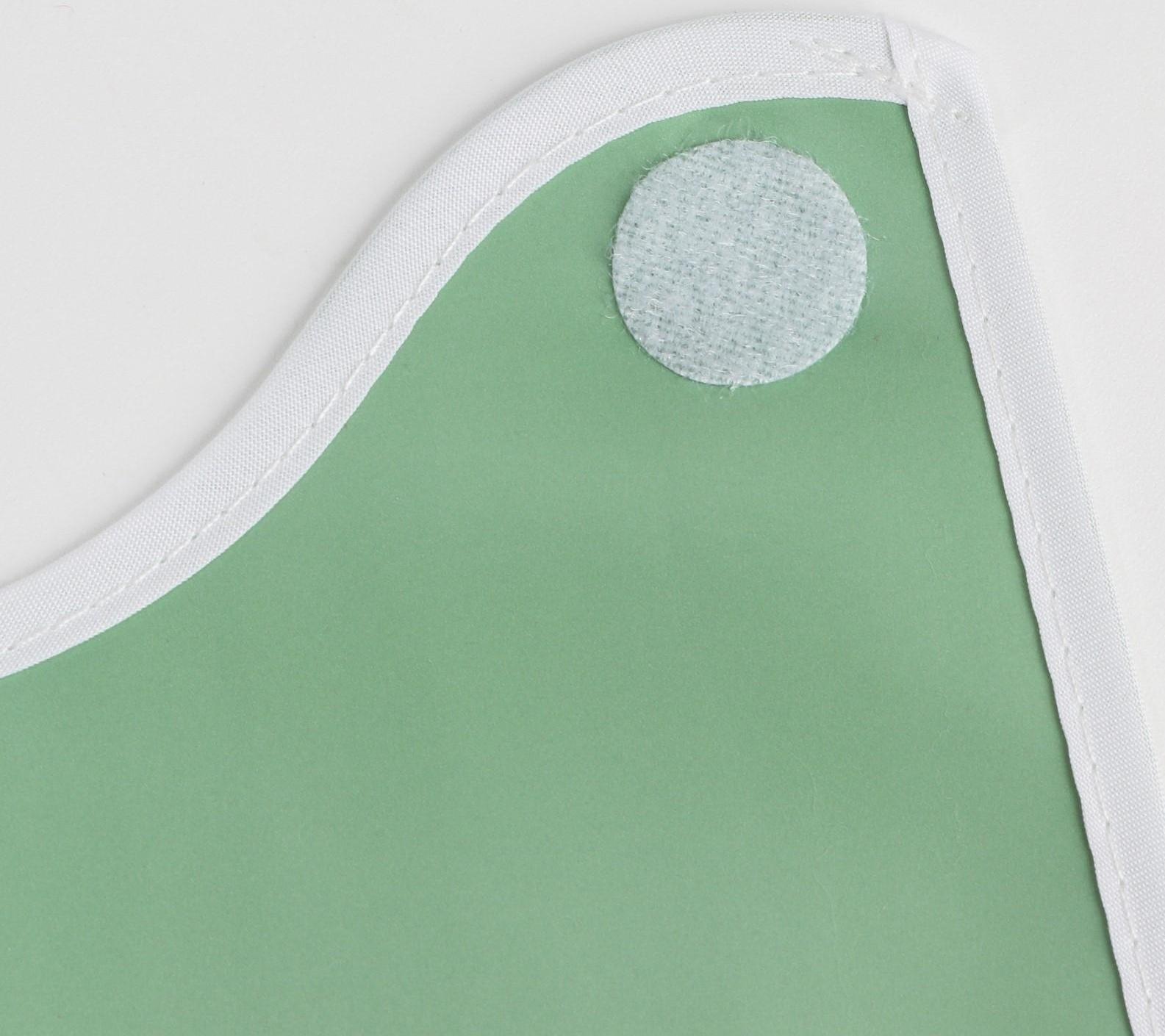 Нагрудник для кормления «Счастье есть» непромокаемый на липучке, с карманом