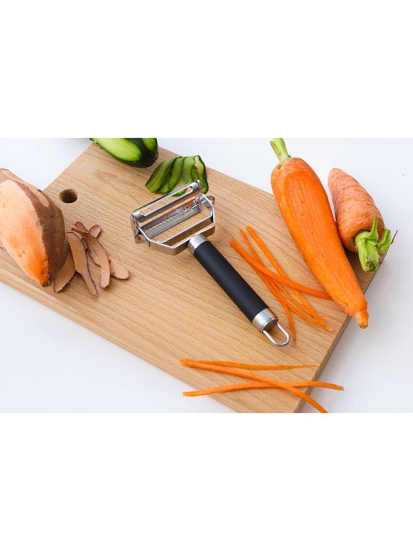 Овощерезка Доляна Venus, нержавеющая сталь, цвет чёрный