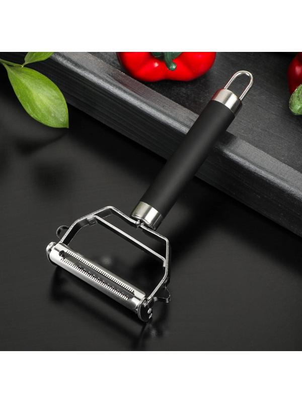 Овощерезка Доляна Venus, нержавеющая сталь, цвет чёрный