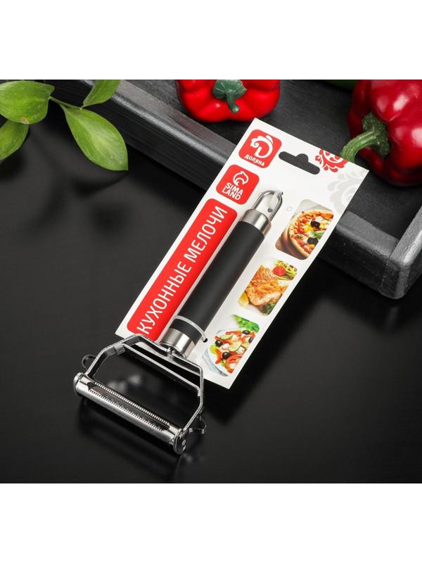 Овощерезка Доляна Venus, нержавеющая сталь, цвет чёрный