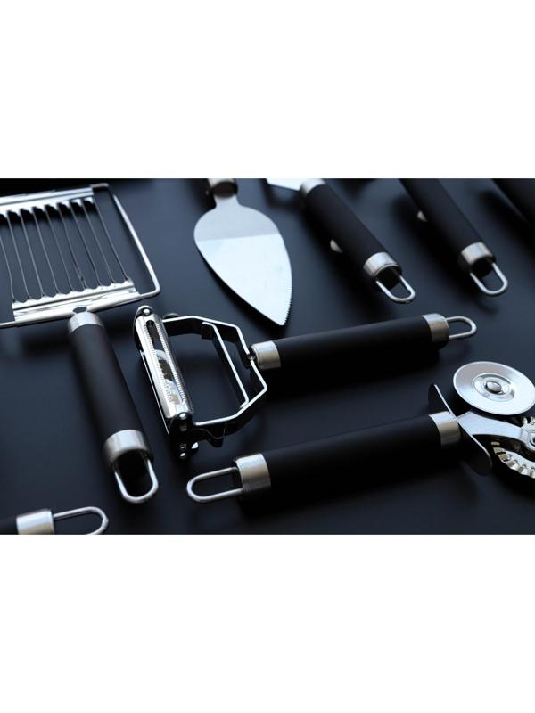 Овощерезка Доляна Venus, нержавеющая сталь, цвет чёрный