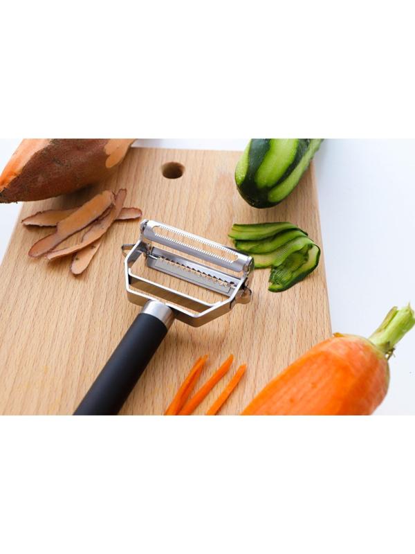 Овощерезка Доляна Venus, нержавеющая сталь, цвет чёрный