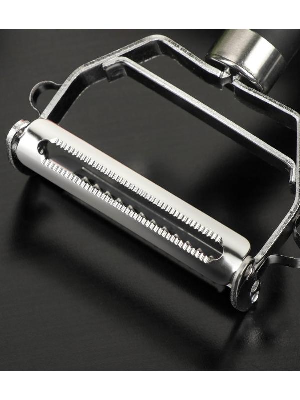 Овощерезка Доляна Venus, нержавеющая сталь, цвет чёрный