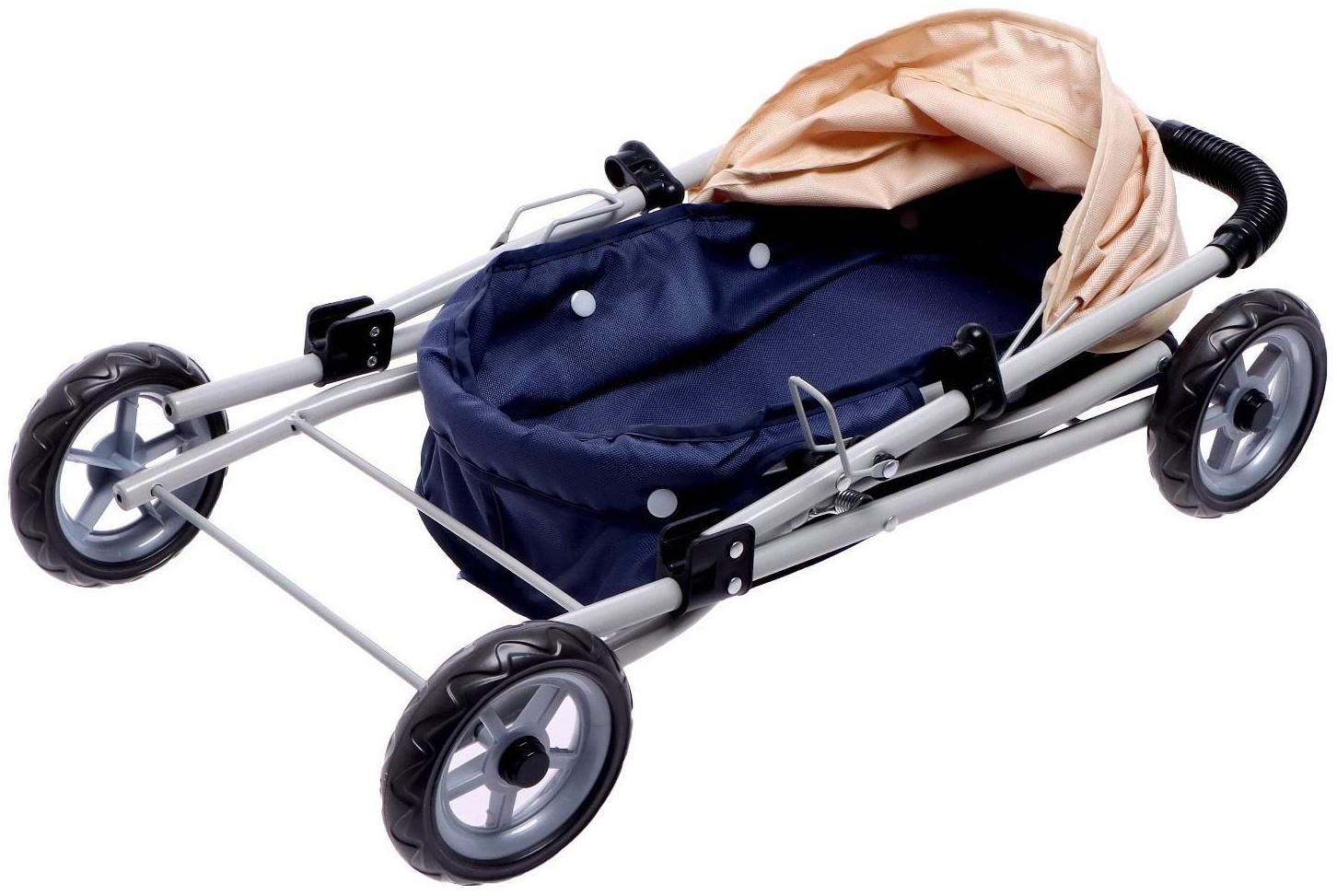 Коляска для кукол, металлический каркас, универсальная