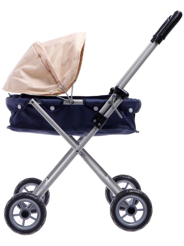 Коляска для кукол, металлический каркас, универсальная