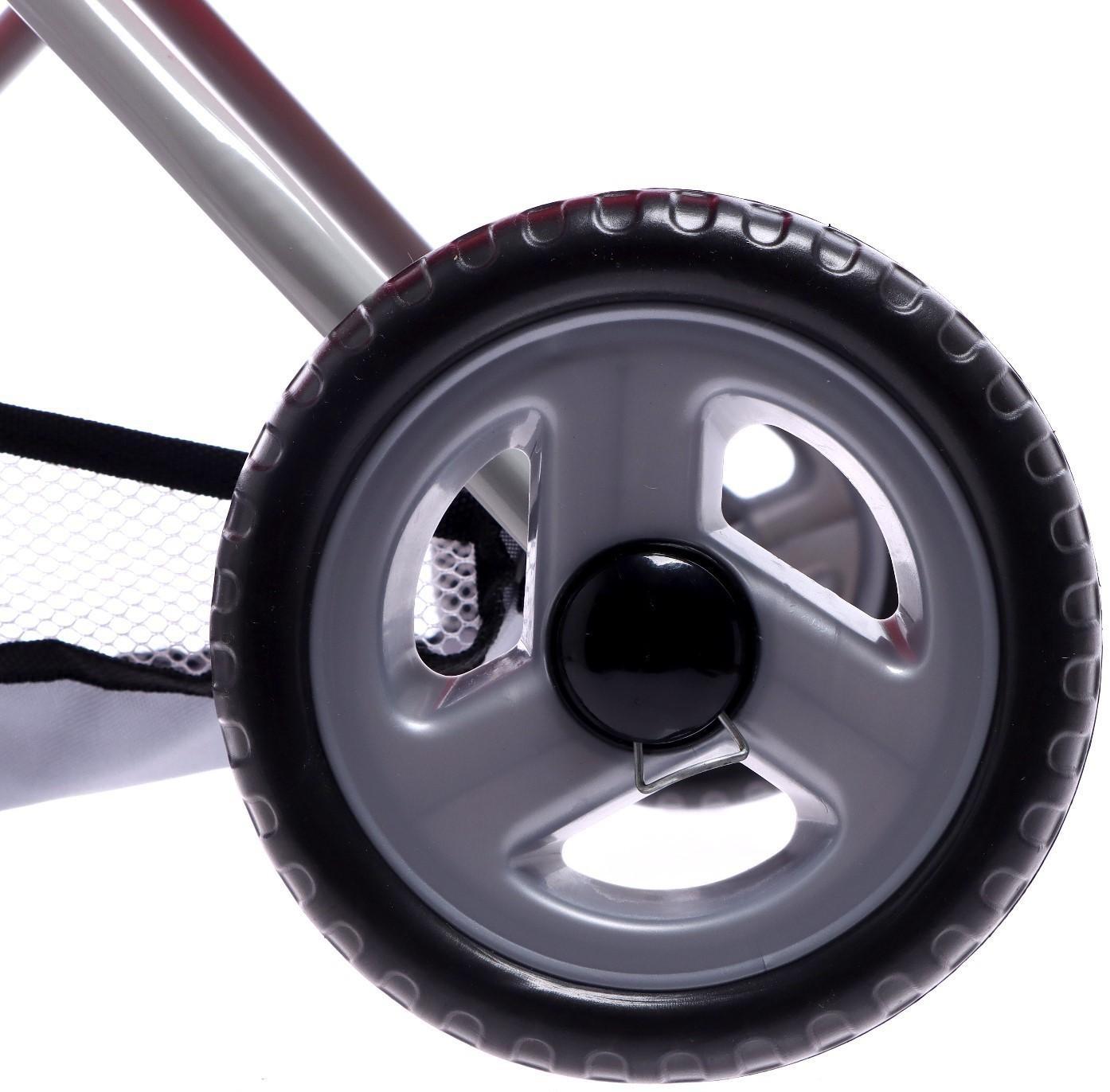 Коляска для кукол, металлический каркас, универсальная