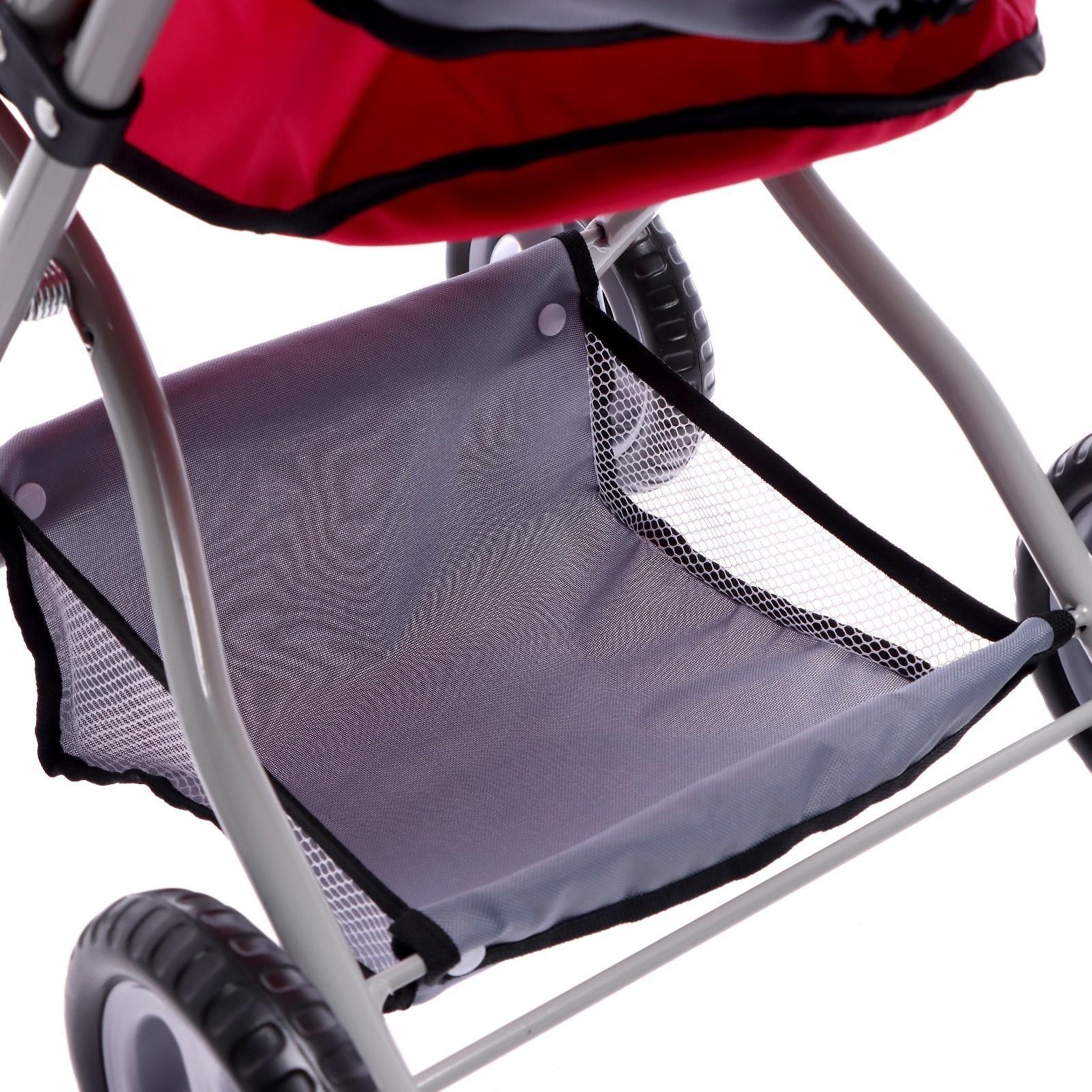 Коляска для кукол, металлический каркас, универсальная