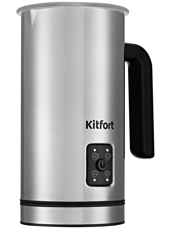 Капучинатор Kitfort КТ-758, 500 Вт, 0.3 л, 4 режима, серый