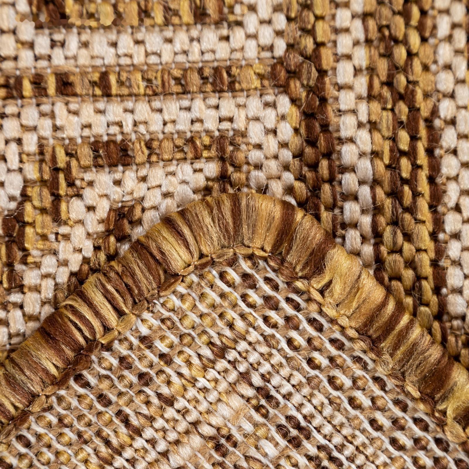 Ковер Эко прямоугольный 50*80 см, 7354/23, ПП 100%, джут