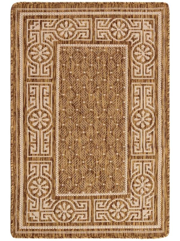 Ковер Эко прямоугольный 50*80 см, 7354/23, ПП 100%, джут