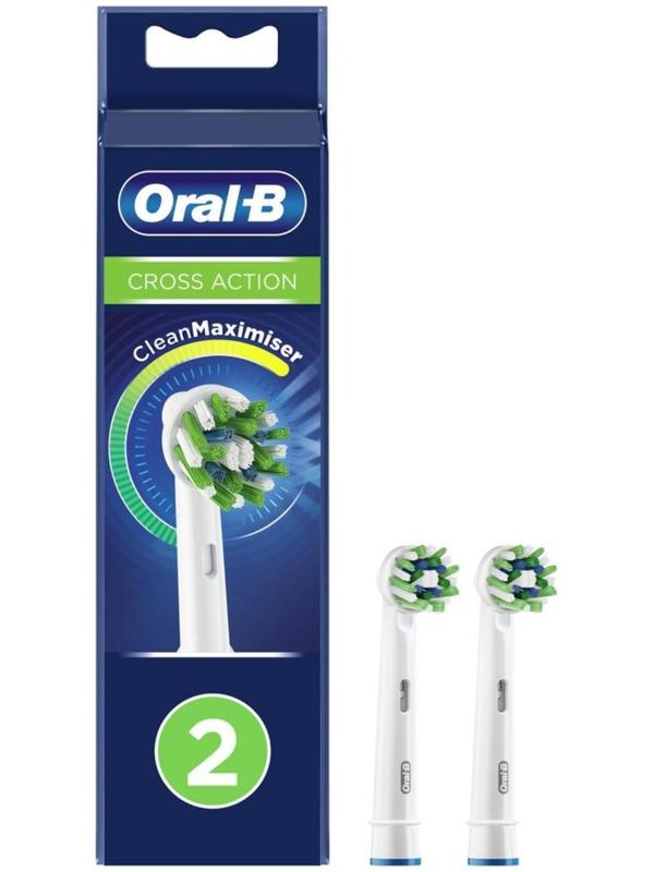 Насадка ORAL-B EB50RB, для зубной щетки CrossAction, 2 шт