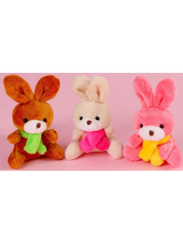 Мягкая игрушка «Моей половинке», зайчик, цвета МИКС