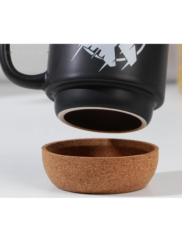 Кружка с пробковым дном «Всегда есть место подвигам», 400 мл