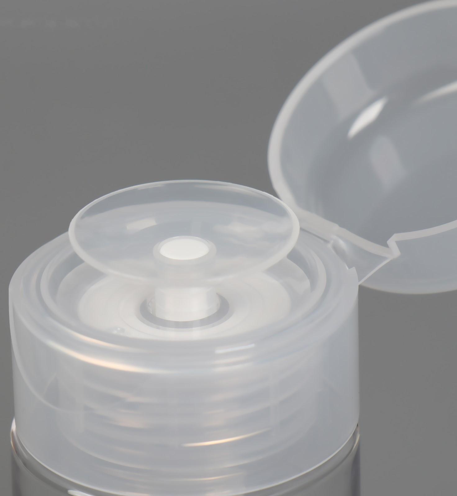 Флакон с дозатором-помпой для жидкостей, 120 мл, цвет белый/прозрачный