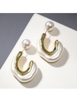 Серьги с жемчугом 