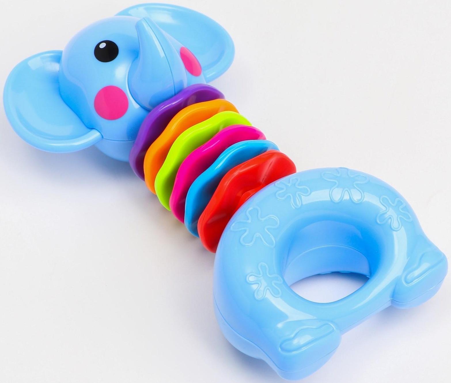 Погремушка «Жирафик / Слоник», виды МИКС