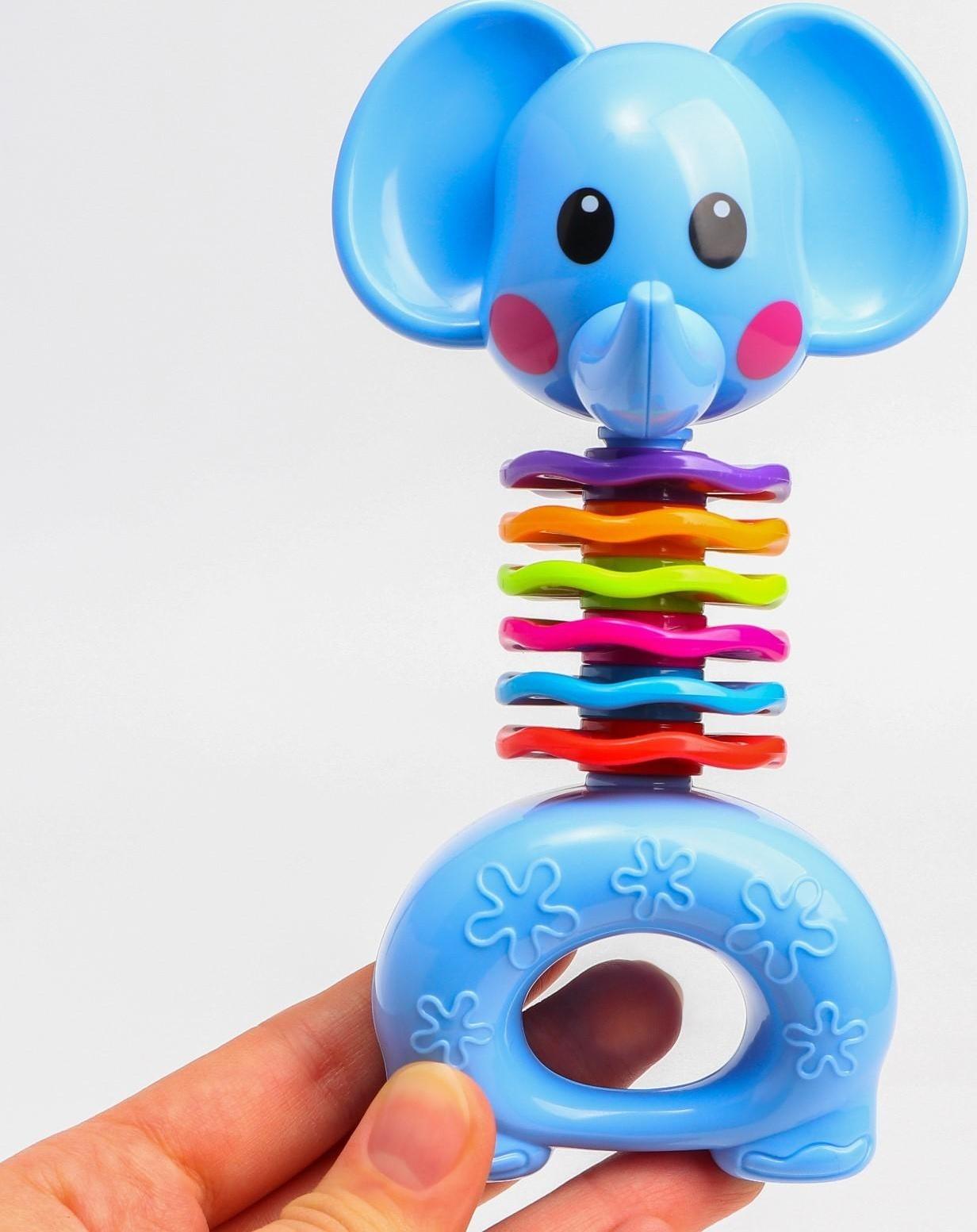 Погремушка «Жирафик / Слоник», виды МИКС