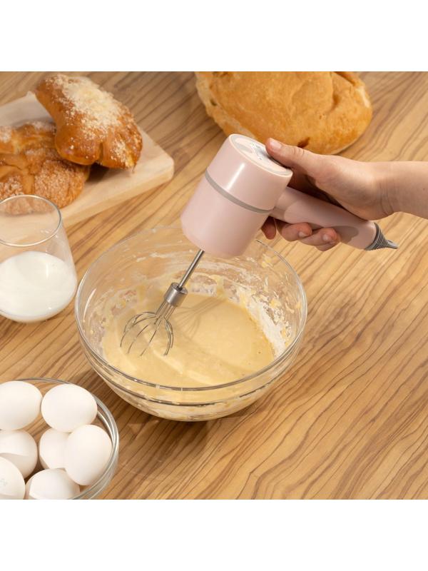 Миксер Luazon LMR-05 беспроводной, 20 Вт, 1200 мАч, 3 скорости, МИКС