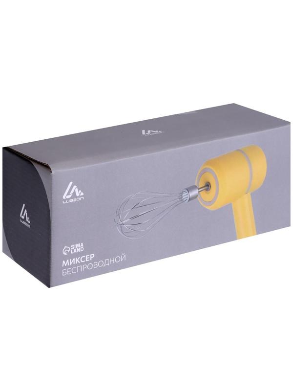 Миксер Luazon LMR-05 беспроводной, 20 Вт, 1200 мАч, 3 скорости, МИКС