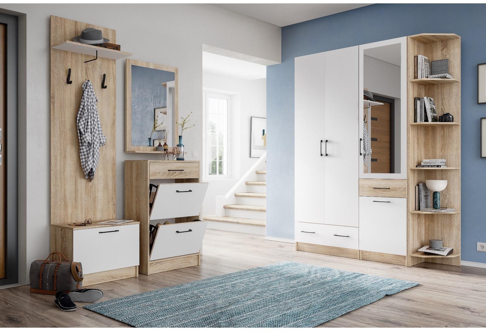 Угловое завершение Денвер 360х360х2150 дуб сонома