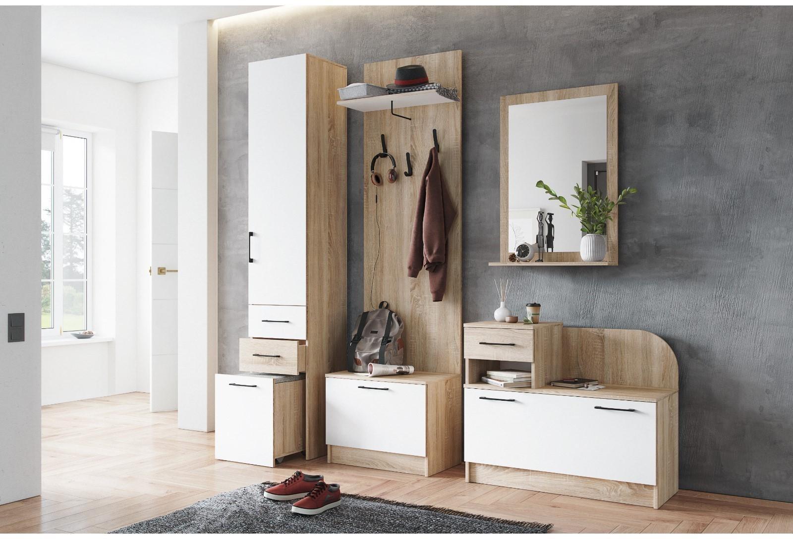 Угловое завершение Денвер 360х360х2150 дуб сонома