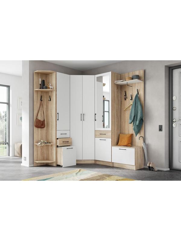 Угловое завершение Денвер 360х360х2150 дуб сонома