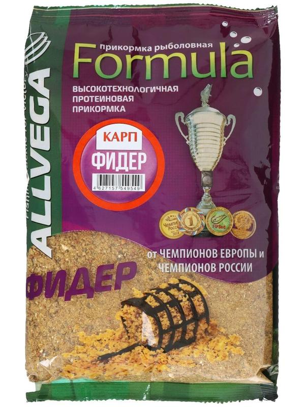 Прикормка ALLVEGA Formula Feeder Carp, фидер карп, 900 г