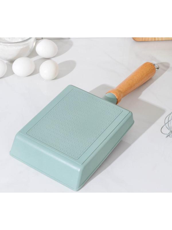 Сковорода «Омлет», 19×15 см, с деревянной ручкой, антипригарное покрытие