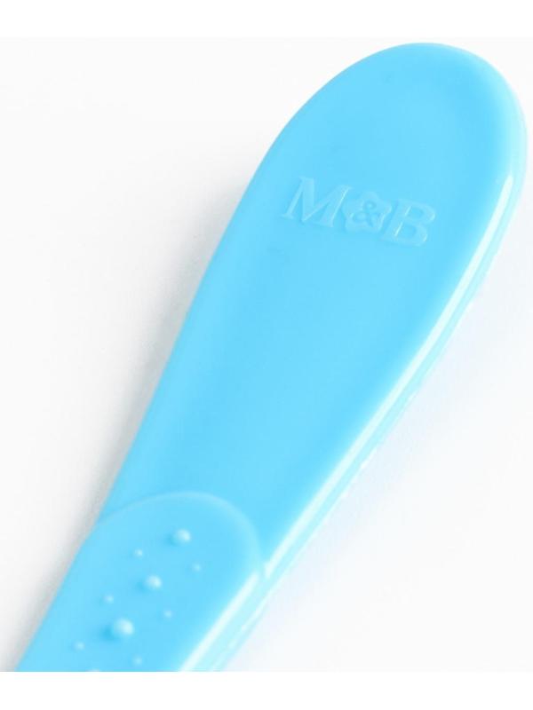 Набор детской посуды «Пингвинчик», тарелка на присоске 250мл, вилка, ложка