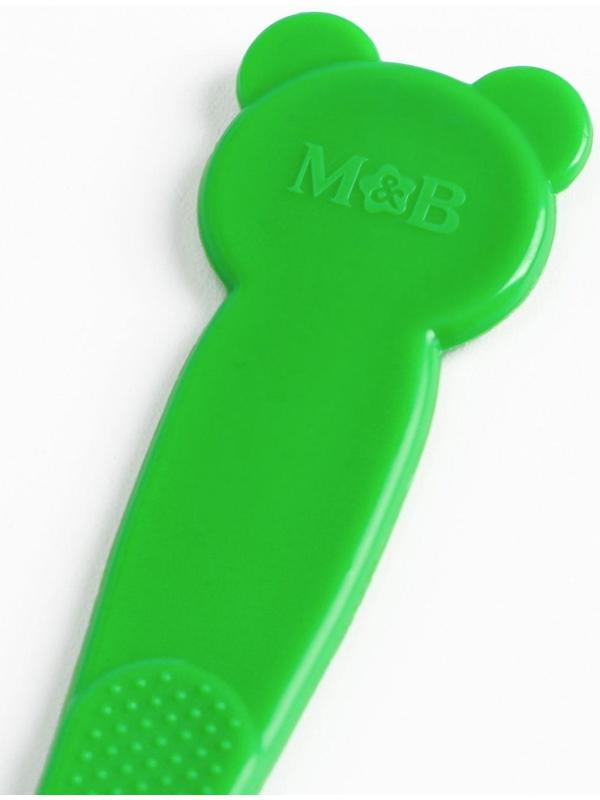 Набор детской посуды «Медвежонок», тарелка на присоске 250мл, вилка, ложка