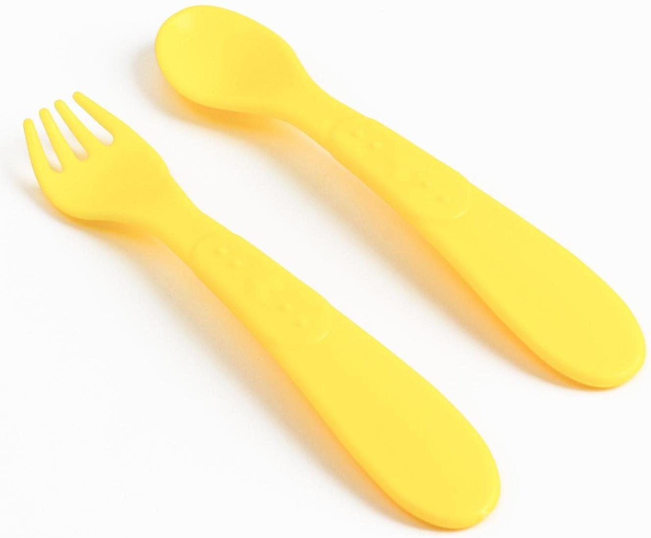 Набор детской посуды «Мишка принц», тарелка на присоске 250мл, вилка, ложка