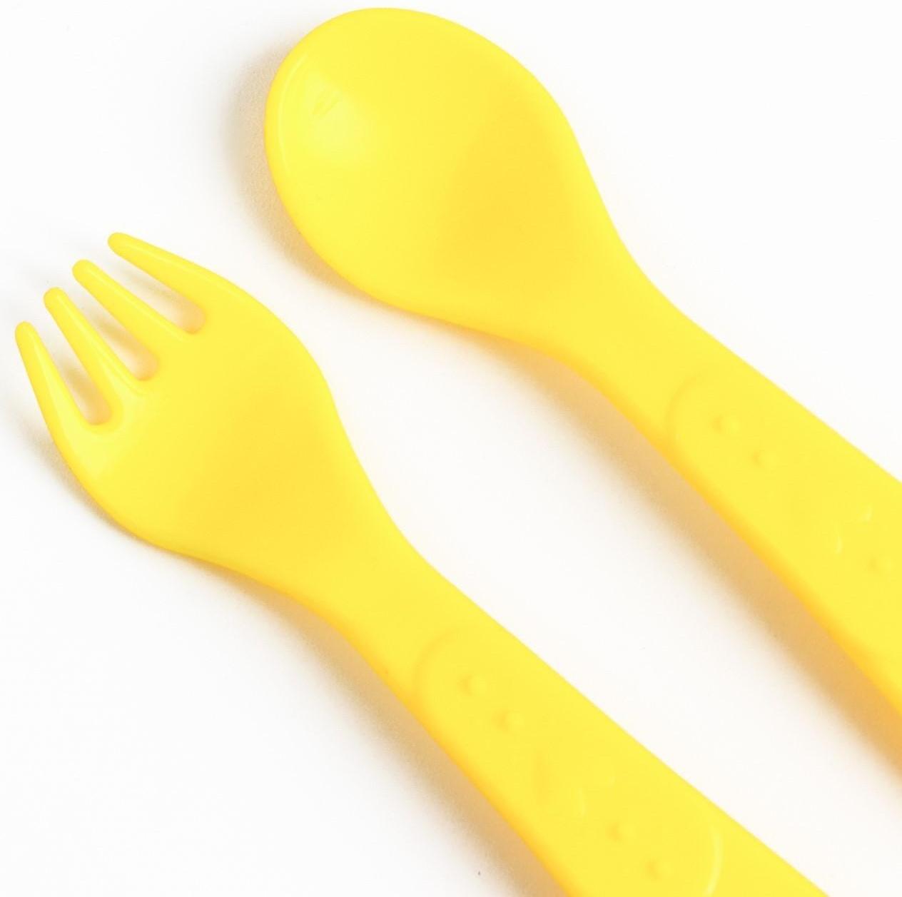 Набор детской посуды «Мишка принц», тарелка на присоске 250мл, вилка, ложка