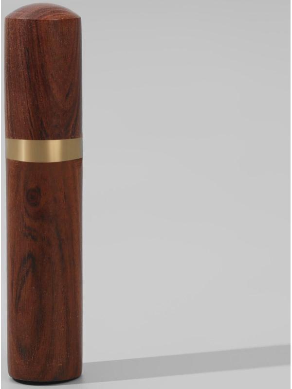 Игольница-туба, 8,5 × 1,7 × 1,7 см, цвет коричневый