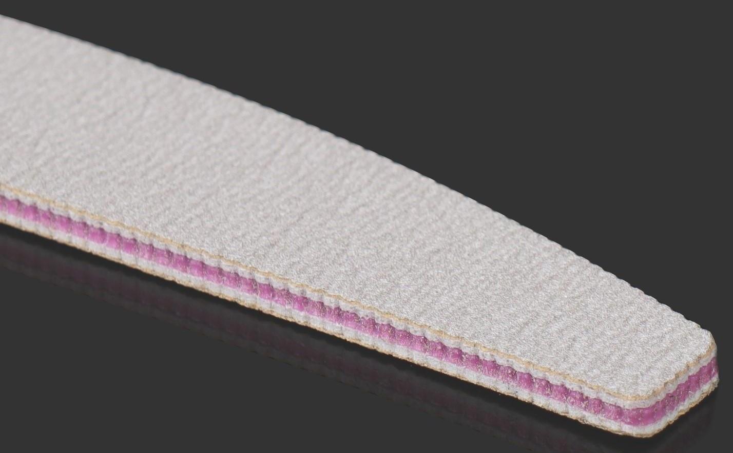 Пилка-наждак «PREMIUM», абразивность 180/200, 18 см, цвет серый