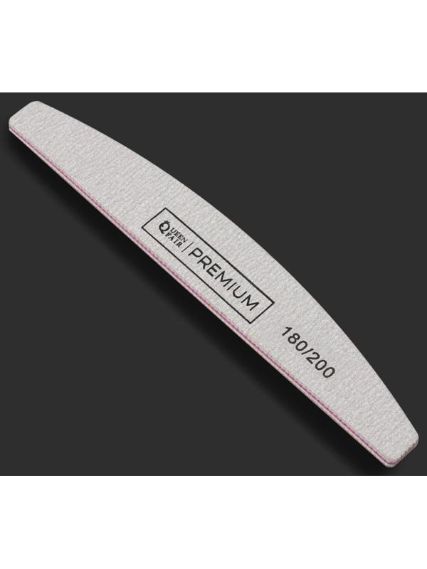 Пилка-наждак «PREMIUM», абразивность 180/200, 18 см, цвет серый