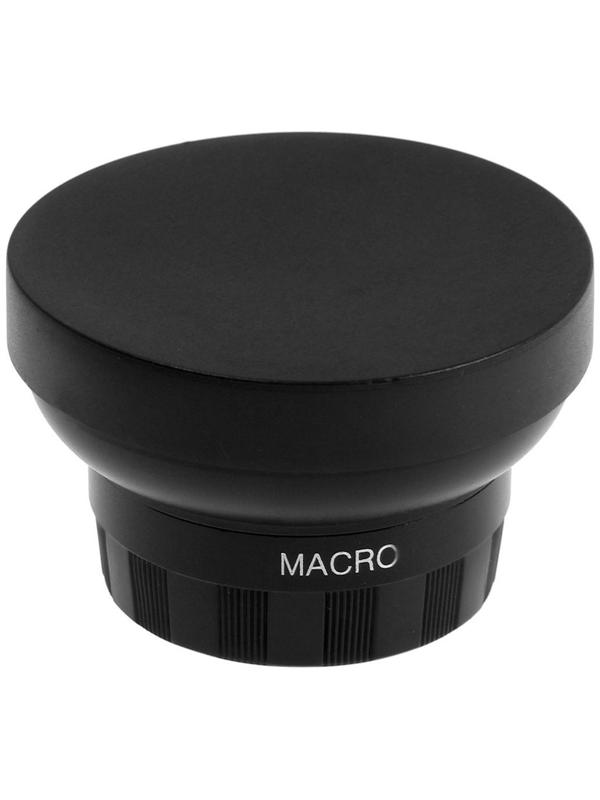 Широкоугольный макрообъектив-линза для телефона 2 в 1, 0.45Х, 37 мм, чёрный