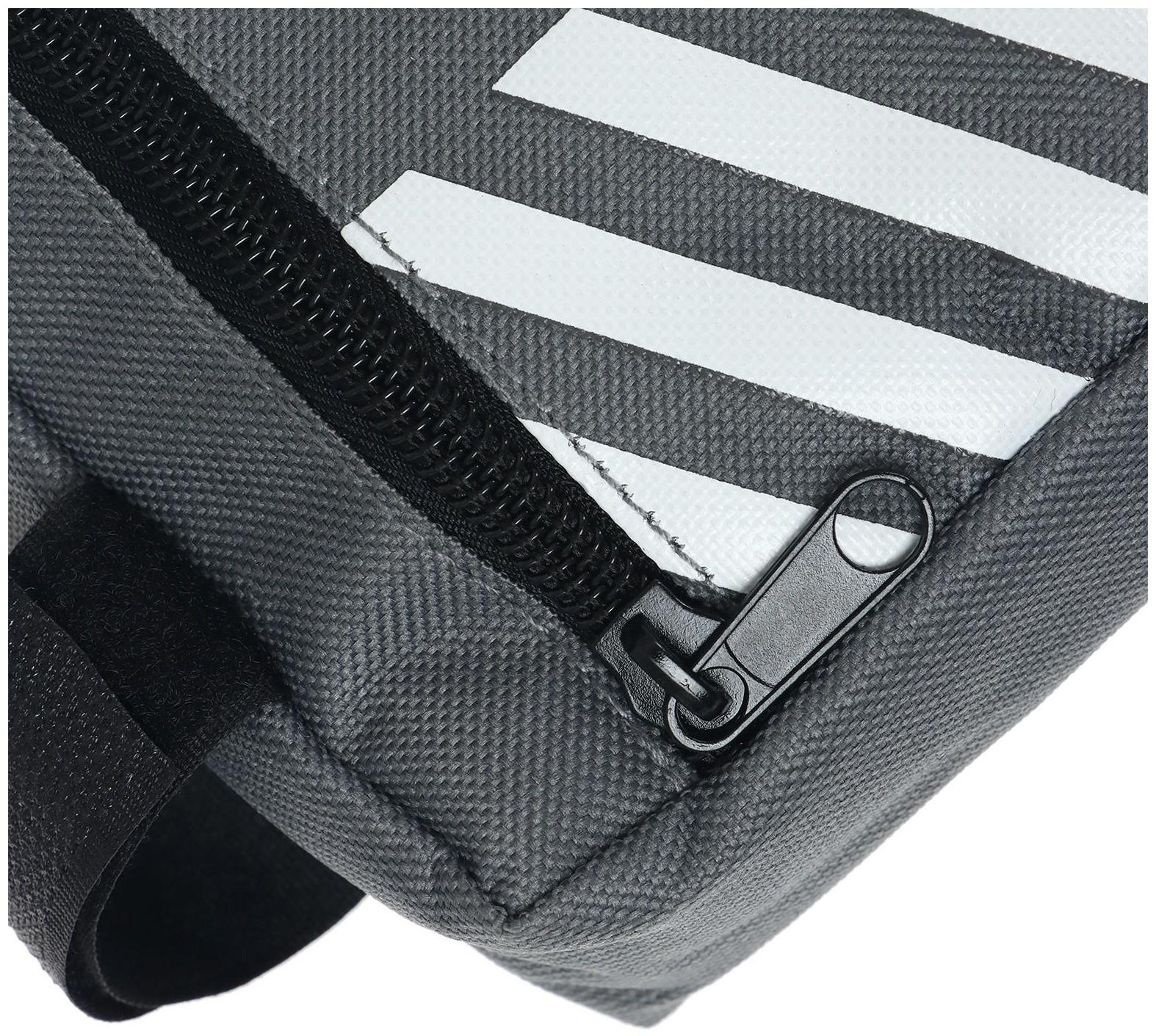 Велосумка подрамная с отсеком для бутылки, цвет серый