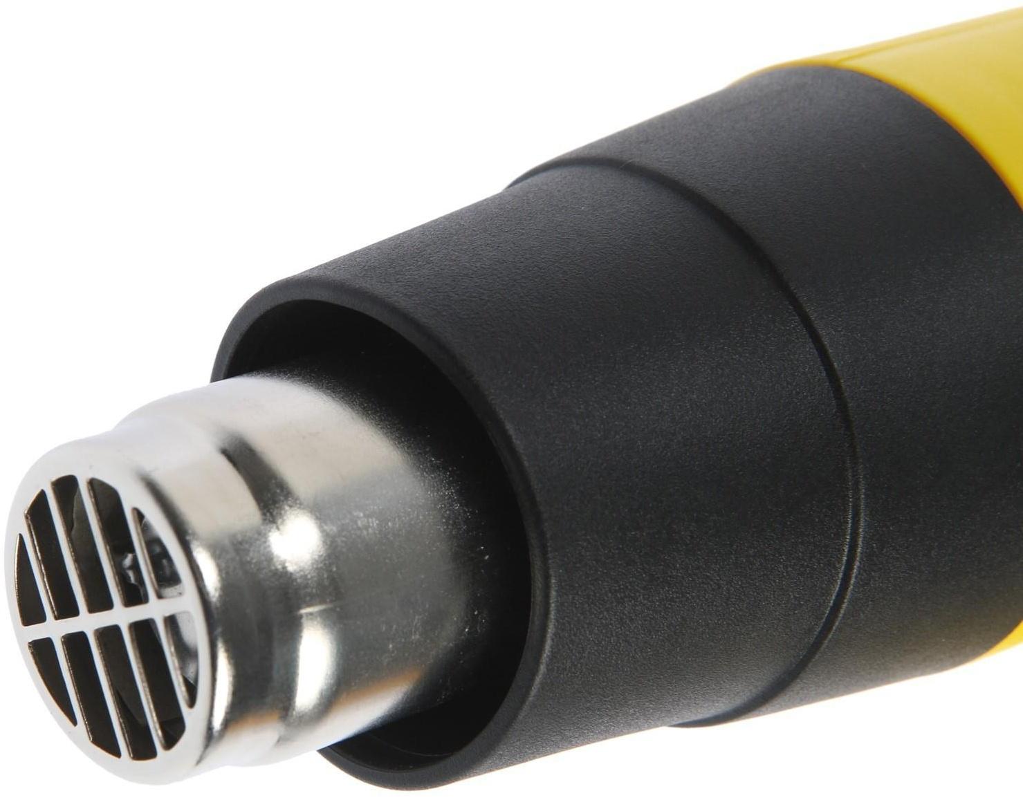 Строительный фен ТУНДРА, 2000 Вт, 250-500 л/мин, 350/600°С