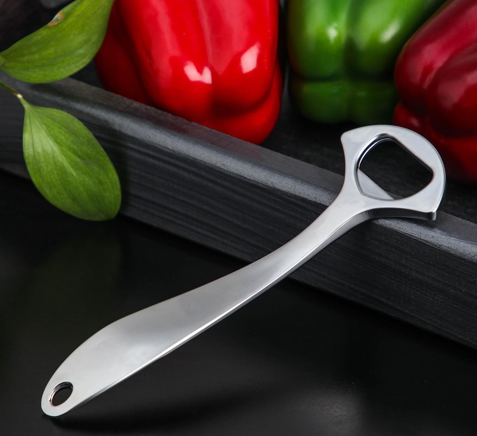 Открывалка Magistro Volt, нержавеющая сталь, цвет хромированный