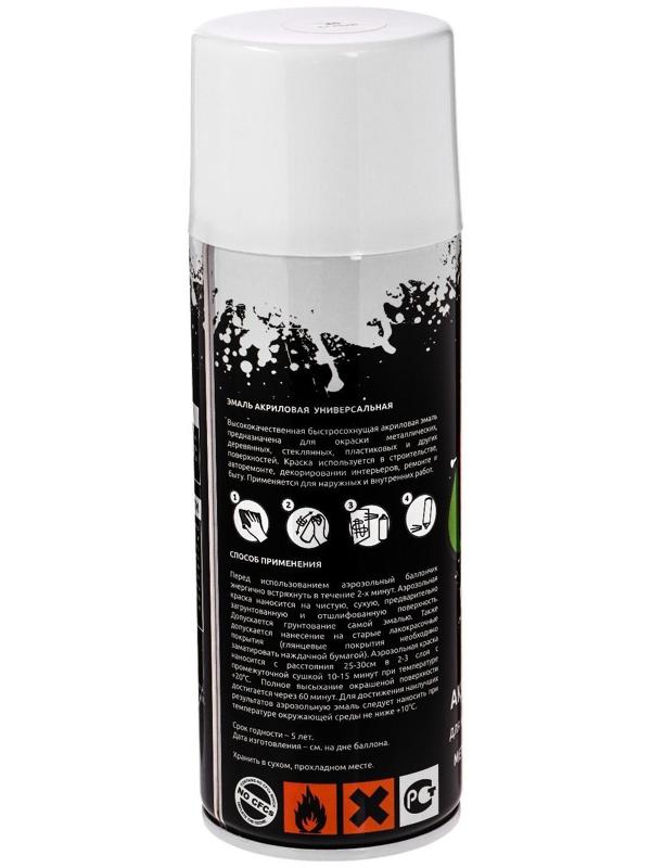 Эмаль акриловая универсальная REF 0040, белый, 520 мл