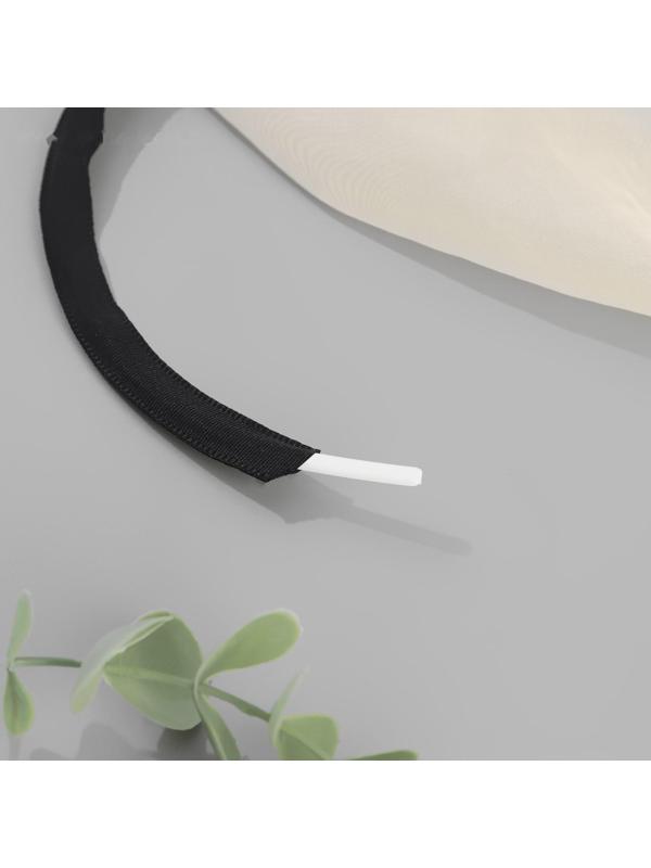 Лента тоннельная, двухстрочная, 10 мм, 10 ± 0,5 м, цвет чёрный