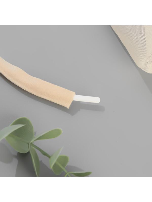 Лента тоннельная, двухстрочная, 10 мм, 10 ± 0,5 м, цвет бежевый